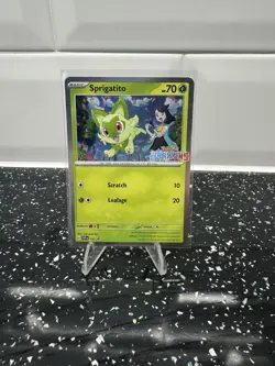 Pokemon Sprigatito Black Star Promo SVP191 Horizons Stamped NM - Image 1