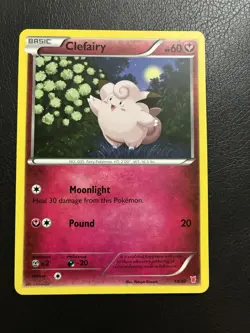 Pokemon Clefairy 13/30 XY Trainer Kit: Bisharp & Wigglytuff 2014 - Image 1