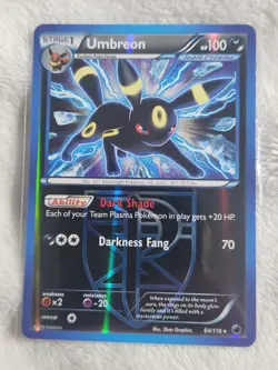Pokemon Umbreon Team Plasma 64/116 Plasma Freeze Reverse Holo NM - Image 1