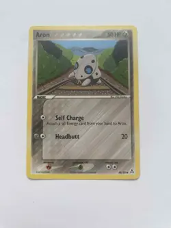 Aron 48/92 NM Near Mint Condition Pokemon Card - Image 1