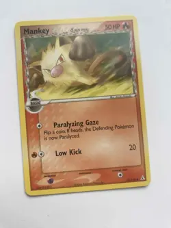 Mankey 70/110 NM Near Mint Condition Pokemon Card - Image 1