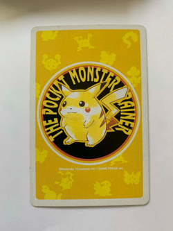 Jynx 10 Of Hearts Pokemon Poker Pikachu Yellow Deck Playing Card 1998 - Image 2