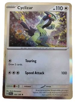 Cyclizar 164/198 Pokemon TCG Scarlet & Violet (2023) Holo Rare Trading Card (A3 - Image 1