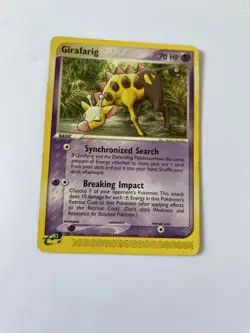 Girafarig 16/97 Pokemon Card Genuine EX Dragon E-Reader Non Holo - Image 1