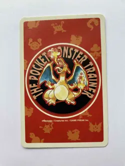 Gym Leaders Joker Pokemon Poker Charizard Red Deck Playing Card 1996 - Image 2
