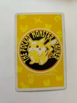 Arcanine King Of Clubs Pokemon Poker Pikachu Yellow Deck Playing Card 1998 - Image 2