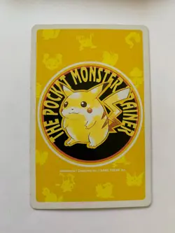 Growlithe Queen Of Clubs Pokemon Poker Pikachu Yellow Deck Playing Card 1998 - Image 2