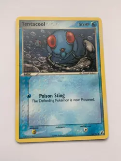 Tentacool 66/92 Pokemon Card Played / Good Vintage Non Holo - Image 1