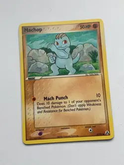 Machop 57/92 Pokemon Card Played / Good Vintage Non Holo - Image 1