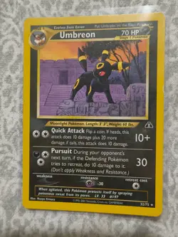 Umbreon (32/75) Rare Neo Discovery Set Pokemon Card! FREE P&P! - Image 1