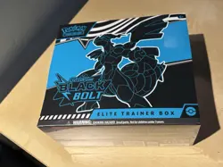 Pokemon TCG Scarlet & Violet Black Bolt Elite Trainer Box ETB New Sealed - Image 1