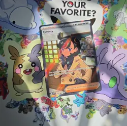 Pokemon TCG Emma 107/086 Chaos Rising Secret Rare Full Art Holo - Image 1