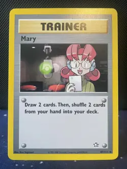 Mary 87/111 Pokemon Neo Genesis Rare LP/VLP - Image 1