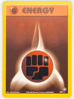 Fighting Energy 106/111 Pokemon - Neo Genesis MP - Image 1