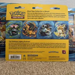Pokemon XY Evolutions 3-Pack Blister Black Kyurem Sealed - Image 4
