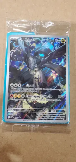 Pokemon TCG Ascended Heroes ETB N’s Zekrom 031 Black Star Promo SEALED NM - Image 1