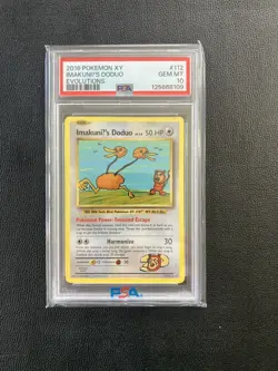PSA 10 Gem Mint ImukaniU's Doduo - XY Evolutions - Pokemon TCG - Image 1