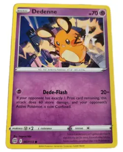 Dedenne 067/172 Common Pokemon Trading Card TCG (G0 - Image 1