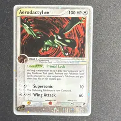 Pokemon Aerodactyl ex EX Sandstorm Holo Ultra Rare 94/100 2003 100 HP English - Image 1