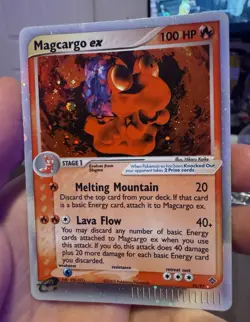Pokemon TCG Magcargo ex 95/97 Dragon EX Holo Ultra Rare English NM/LP - Image 1