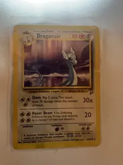 Pokemon Dragonair – Base Set 2 – 022/130 – Rare – Vintage WotC 1999–2000 - Image 1