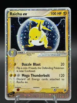 Raichu ex 98/100 Sandstorm Holo 2003 Pokemon LP - Image 1