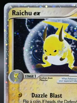 Raichu ex 98/100 Sandstorm Holo 2003 Pokemon LP - Image 2