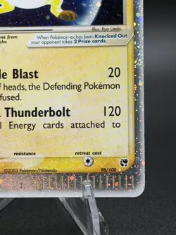 Raichu ex 98/100 Sandstorm Holo 2003 Pokemon LP - Image 4