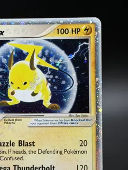 Raichu ex 98/100 Sandstorm Holo 2003 Pokemon LP - Image 5