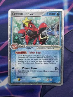Crawdaunt Ex Holon Phantoms Ultra Rare Holo 99/110 LP Pokemon TCG - Image 1