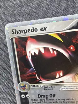 Pokemon Deoxys Sharpedo EX 104/107 Holo - Image 2