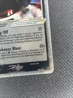 Pokemon Deoxys Sharpedo EX 104/107 Holo - Image 4
