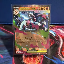 POKEMON TCG MEGA CHARIZARD X ex 029 BLACK STAR PROMO HOLO MEGA EVOLUTION - Image 1