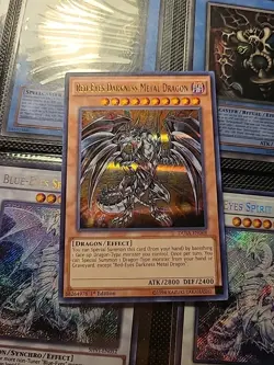 Yugioh Red Eyes Darkness Metal Dragon DUSA-EN068 Ultra Rare 1st Edition - Image 1