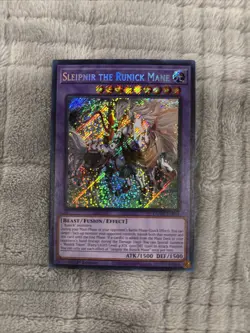 Sleipnir the Runick Mane DUNE-EN035 1st Edition Secret Rare NM Yu-Gi-Oh - Image 1