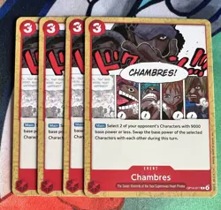 One Piece TCG Chambres OP14-017 C Playset (x4 Cards) - Image 1