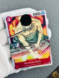 Roronoa Zoro St01 013 SR Super Pre-Release foil One Piece Possibile psa 10 ENG - Image 3