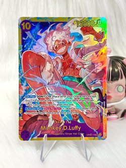 Monkey.D.Luffy OP05-119 SEC One Piece Card English NM/M - Image 1
