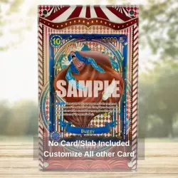 One Piece TCG EXTENDED ART CASE Buggy SP OP09-051 R Manga Gold Card Game CCG - Image 2