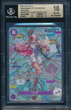 Special Alt Art Uta One Piece 2023 OP05 Awakening/New Era SP Japanese 120 BGS 10 - Image 1