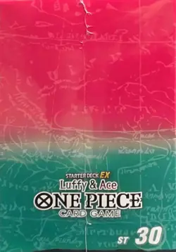 BOX 6 DECK ST-30 ONE PIECE CARD GAME STARTER DECK EX LUFFY & ACE ENGLISH SEALED - Image 4