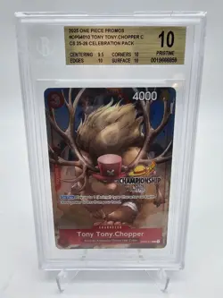 BGS 10 PRISTINE One Piece Tony Tony.Chopper OP04-010 CS 25-26 Celebration Pack - Image 1