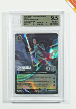 Disney Lorcana BGS 9.5 D23 Collection #02D23 Cinderella Stouthearted 2024 Eng - Image 1