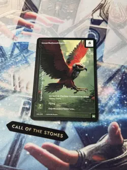 Great Redstool Raptor Paper Mythic Wonders Of The First Call Of The Stones - Image 1