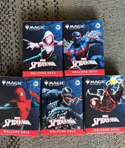 2025 Magic The Gathering Marvel Spider-Man Welcome Deck Complete Set- SDCC MTG - Image 1