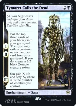 Tymaret Calls the Dead -Foil Near Mint MTG Promos: Prerelease Cards - Image 1