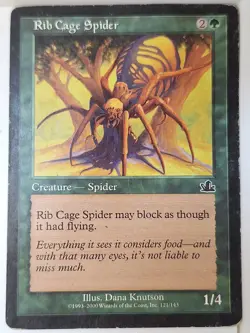 Rib Cage Spider - Prophecy - Magic the Gathering MTG Nice! - Image 1