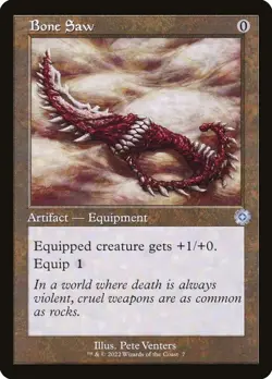 MTG - Bone Saw (Retro) - The Brothers' War - X1 - (NM) - - Image 1