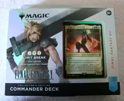 MTG Final Fantasy VII Limit Break Commander Deck Collector’s Edition SEALED - Image 1