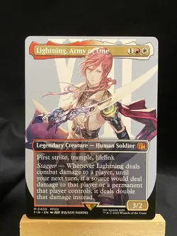 Lightning, Army of One 400 Mythic Regular Final Fantasy Magic The Gathering MTG - Image 1